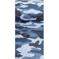 Soft shell camouflage blauw