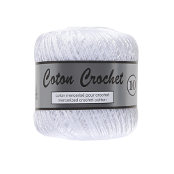 Coton crochet 10 wit