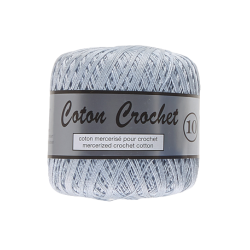 Coton crochet 10 licht blauw