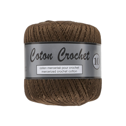 Coton crochet 10  bruin