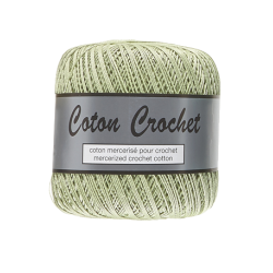 Coton crochet 10  zacht groen