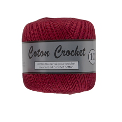 Coton crochet 10  steenrood