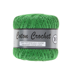 Coton crochet 10  groen