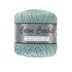 Coton crochet 10  mint groen