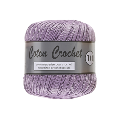 Coton crochet 10  midden lilla