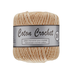 Coton crochet 10  creme