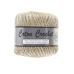 Coton crochet 10  ecru