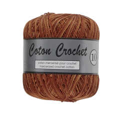 Coton crochet 10  bruin...