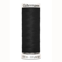 Gutermann zwart 200 mtr