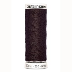 Gutermann donker bruin 200 mtr