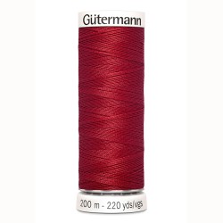 Gutermann donker rood 200 mtr