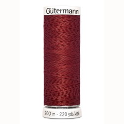 Gutermann donker rood 200 mtr