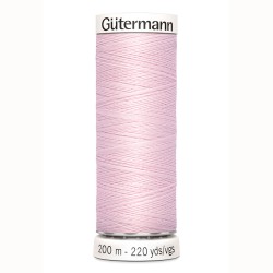 Gutermann   licht roze 200 mtr